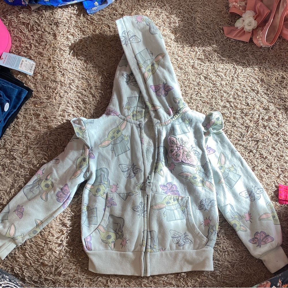 Star Wars hooded zip up 6/ with pockets